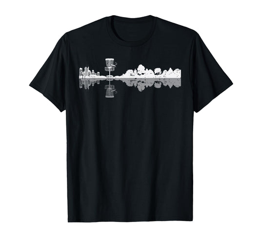 Disc Golf Trees Landscape Frisbee Golfer Frolf Men Women Kid T-Shirt