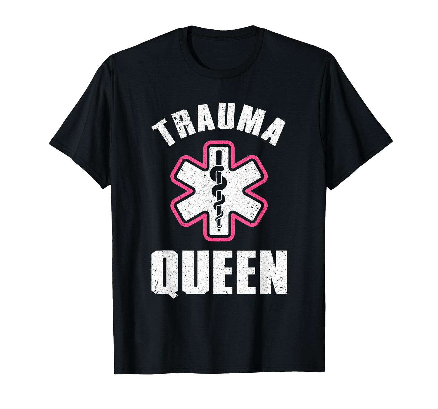 EMT Paramedic Gift EMS First Responder Accessories Funny Paramedic Design For Women Girls EMT Trauma Queen T-Shirt