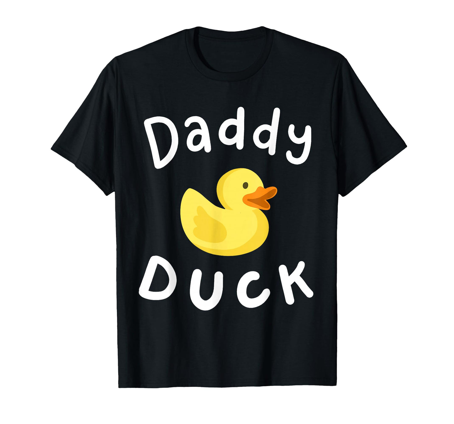 Daddy Duck Birthday Rubber Duck Lover Family Matching Men T-Shirt