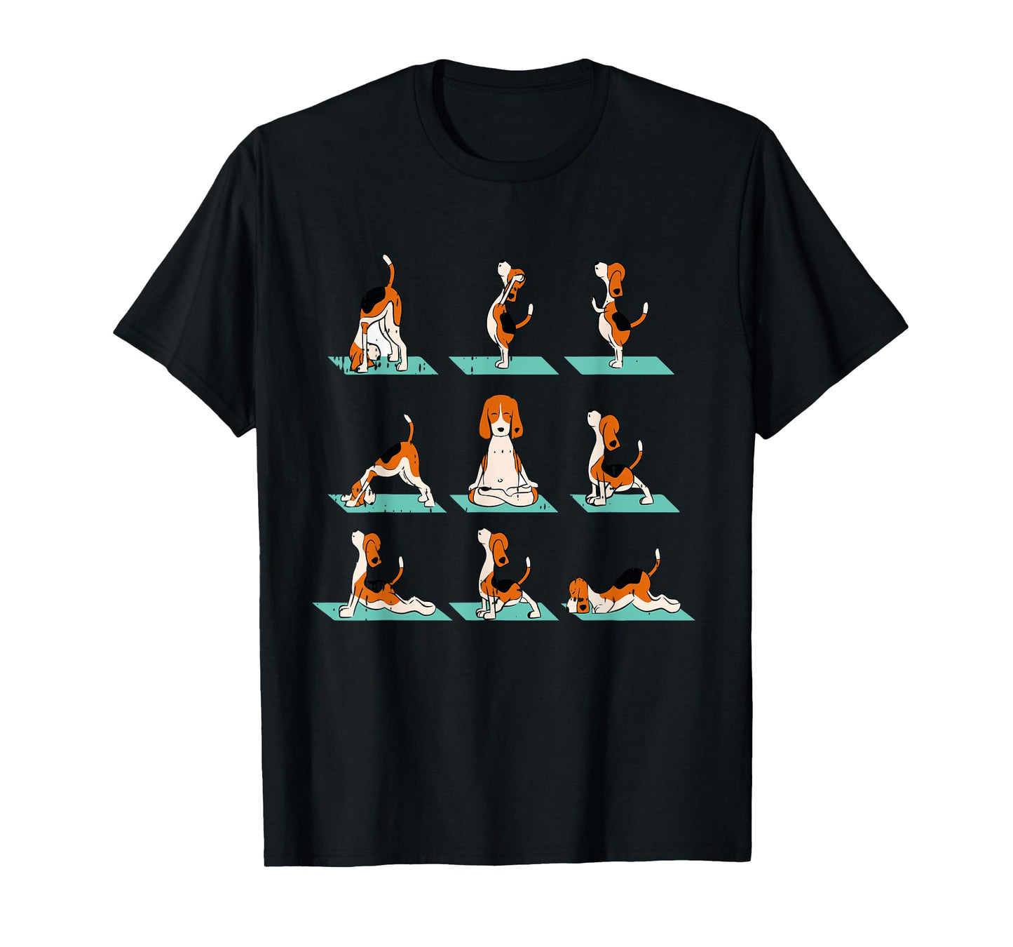 Funny Dog Yoga Pose Lover Namaste Gift Fitness Outfit T-Shirt