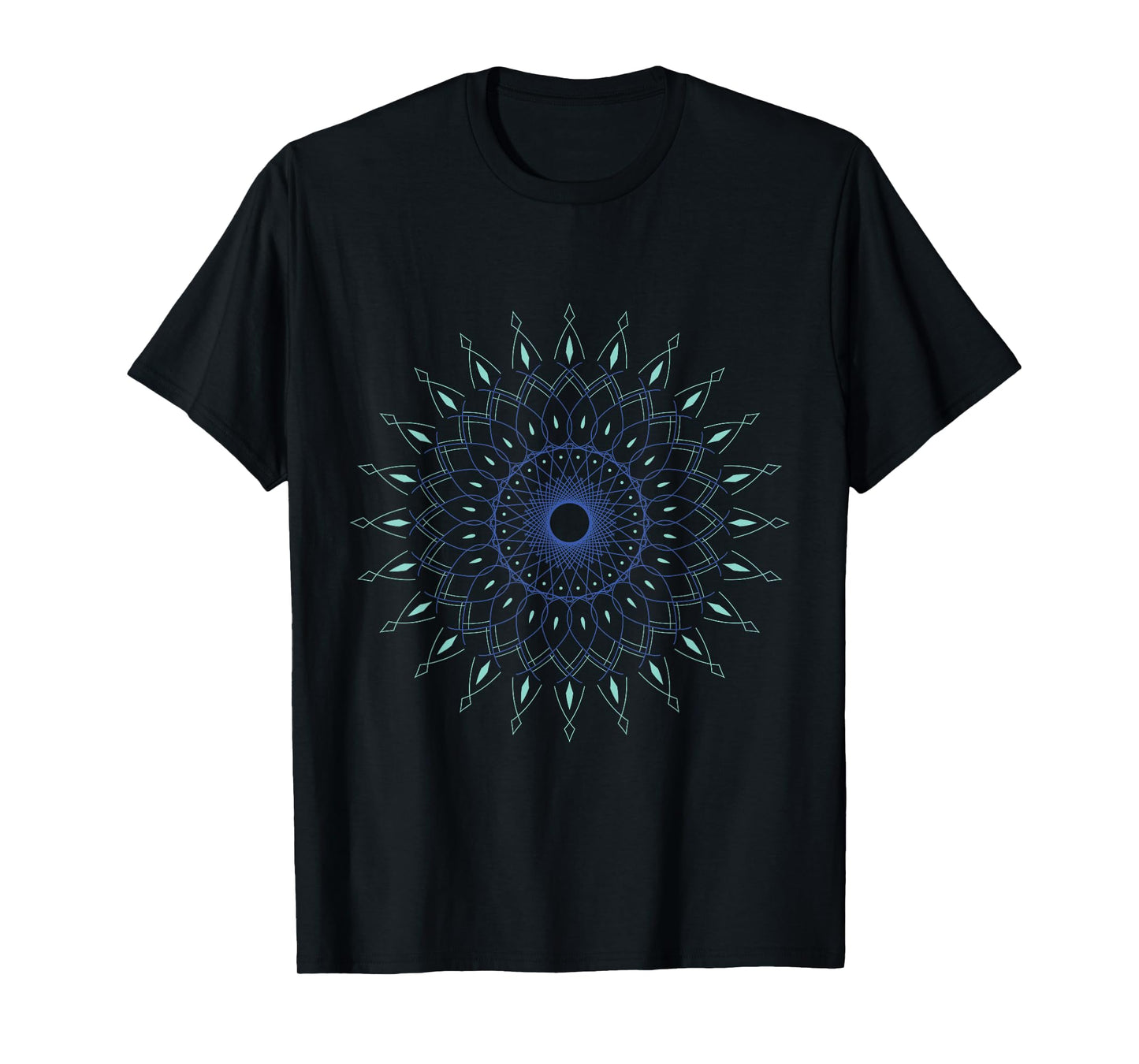 Spiritual Yoga Sacred Geometry Hindu Pilates Yogi Mandala T-Shirt