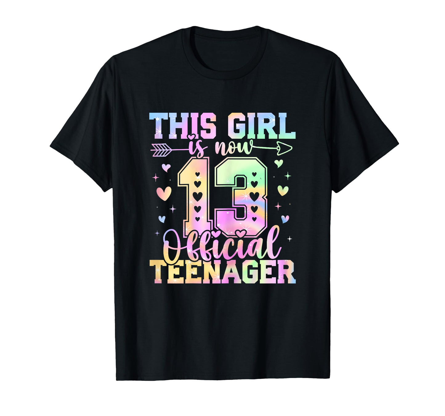 This Girl Is Now 13 Official Teenager 13th Birthday T-Shirt