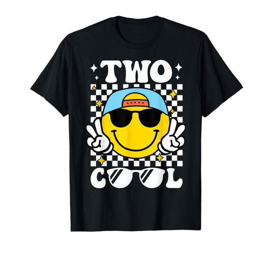 Two Cool 2 Years Old Birthday For Boy Birthday Party Boys T-Shirt