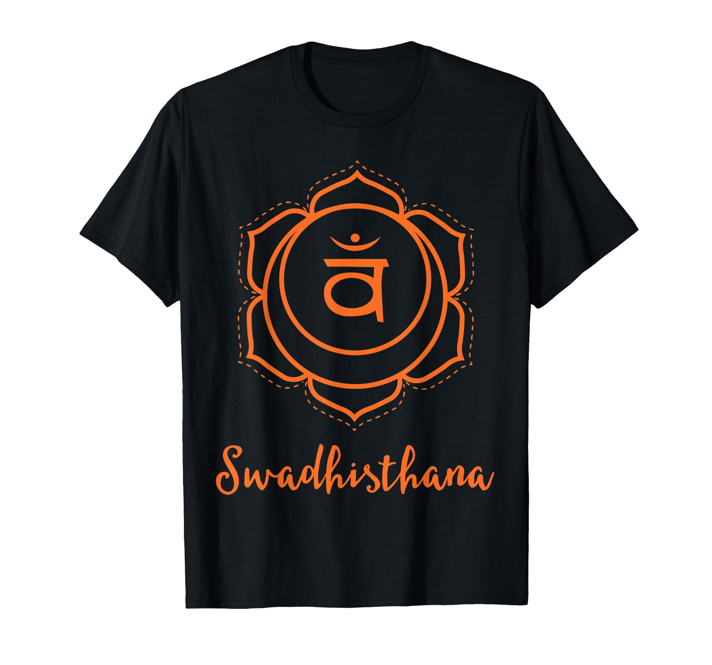 Swadhisthana Orange Sacral Chakra Symbol - Yoga T-Shirt T-Shirt