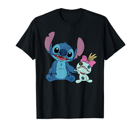 Disney Lilo & Stitch Stitch and Scrump Best Friends 2-Sided T-Shirt