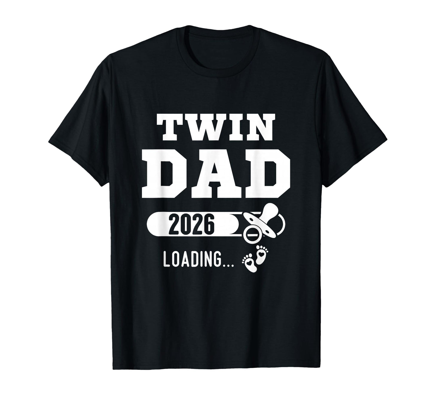 Twin Dad Est 2026 Soon To Be Twin Dad Pregnancy Announcement T-Shirt