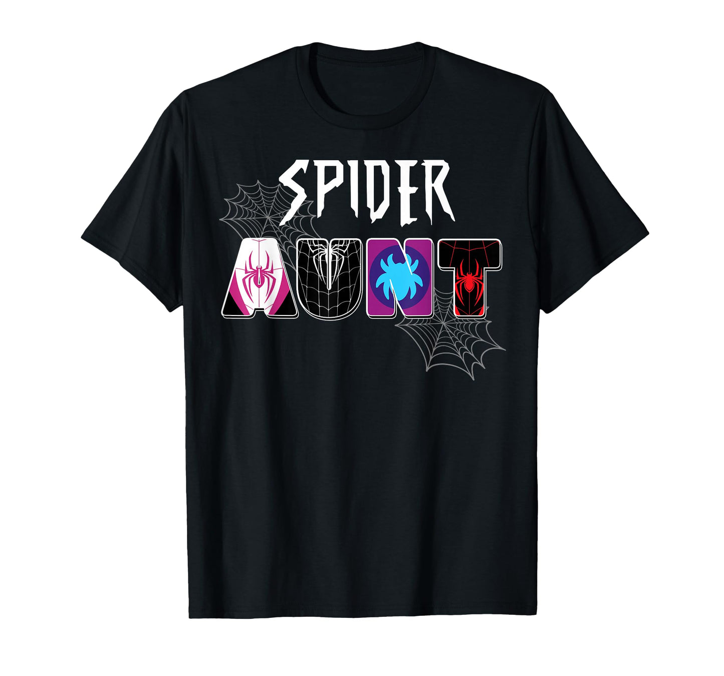Birthday Party Spider Outfit Spider Aunt Women Girls T-Shirt