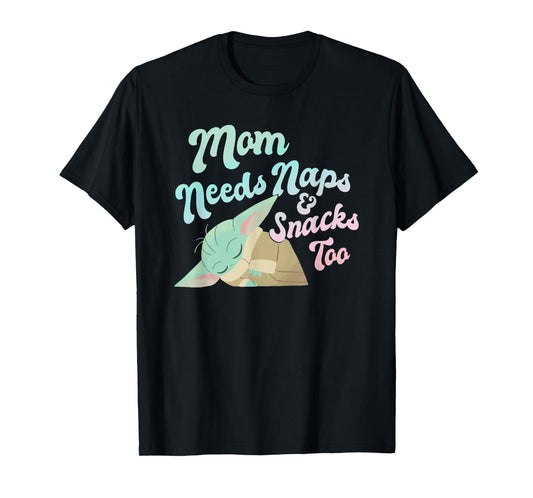 Star Wars The Mandalorian Mother's Day Mom Needs Naps T-Shirt