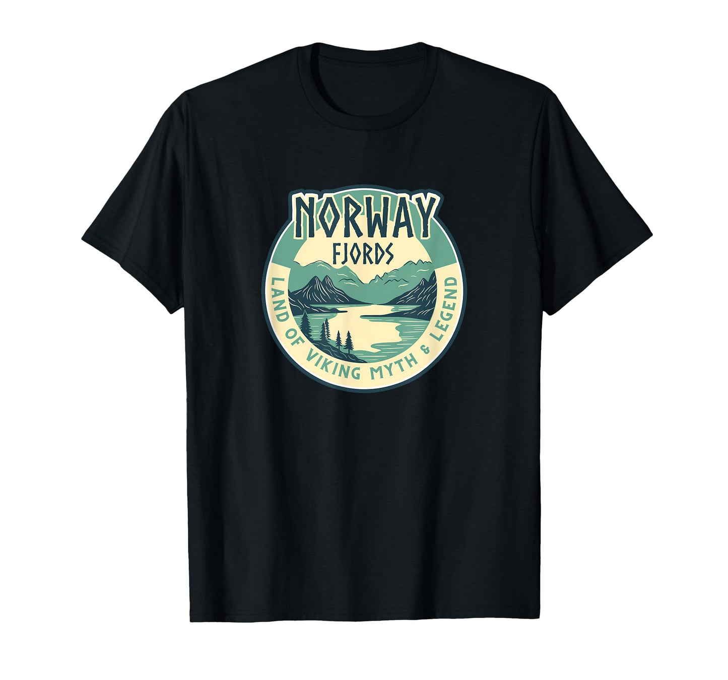 Norway Norwegian Fjords Scandinavia Vacation Vikings Nordic T-Shirt