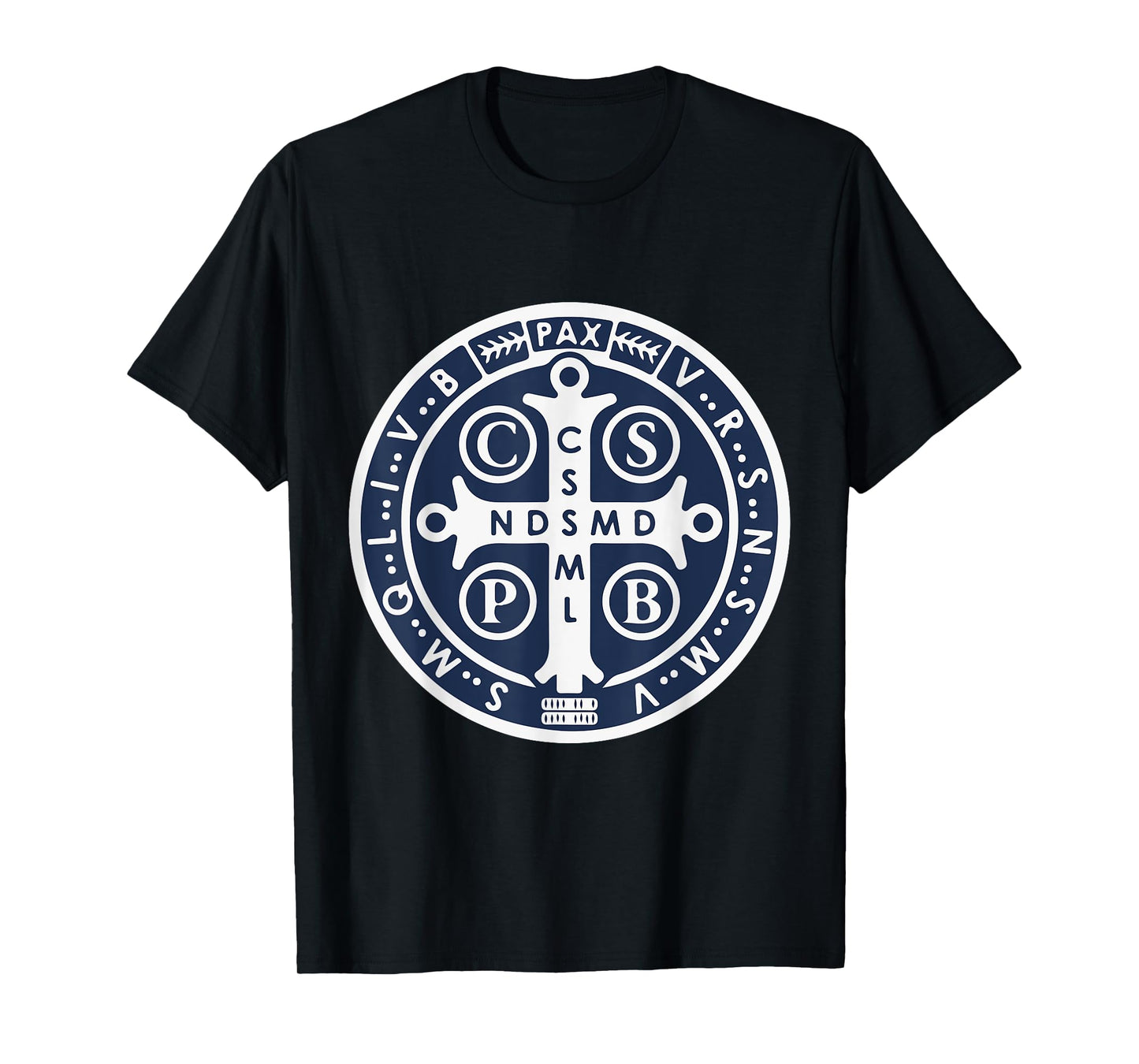 Spiritual Religious Christian Catholic St Benedict T-Shirt T-Shirt
