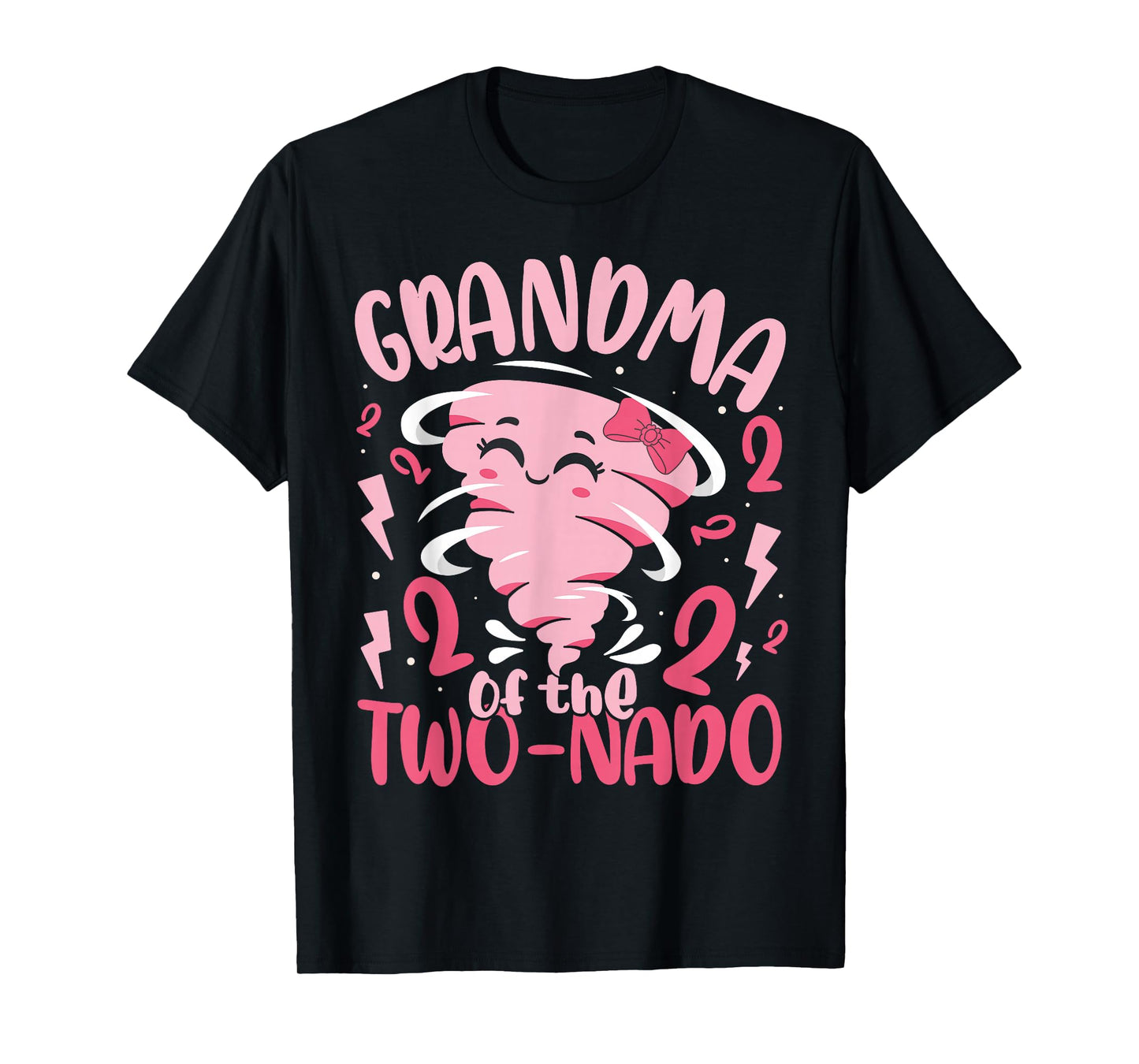 Grandma of the Two-nado Tornado Theme 2nd Birthday Party T-Shirt