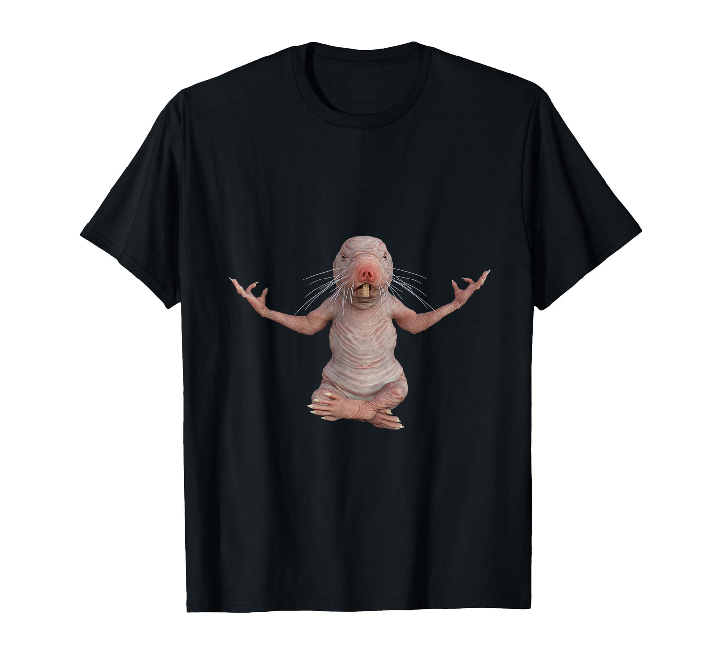 Funny Naked Mole-Rat Zookeeper Yoga Animal Lover Mole Rat T-Shirt