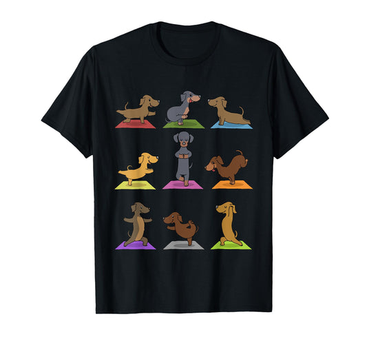 Dachshund Yoga T-Shirt