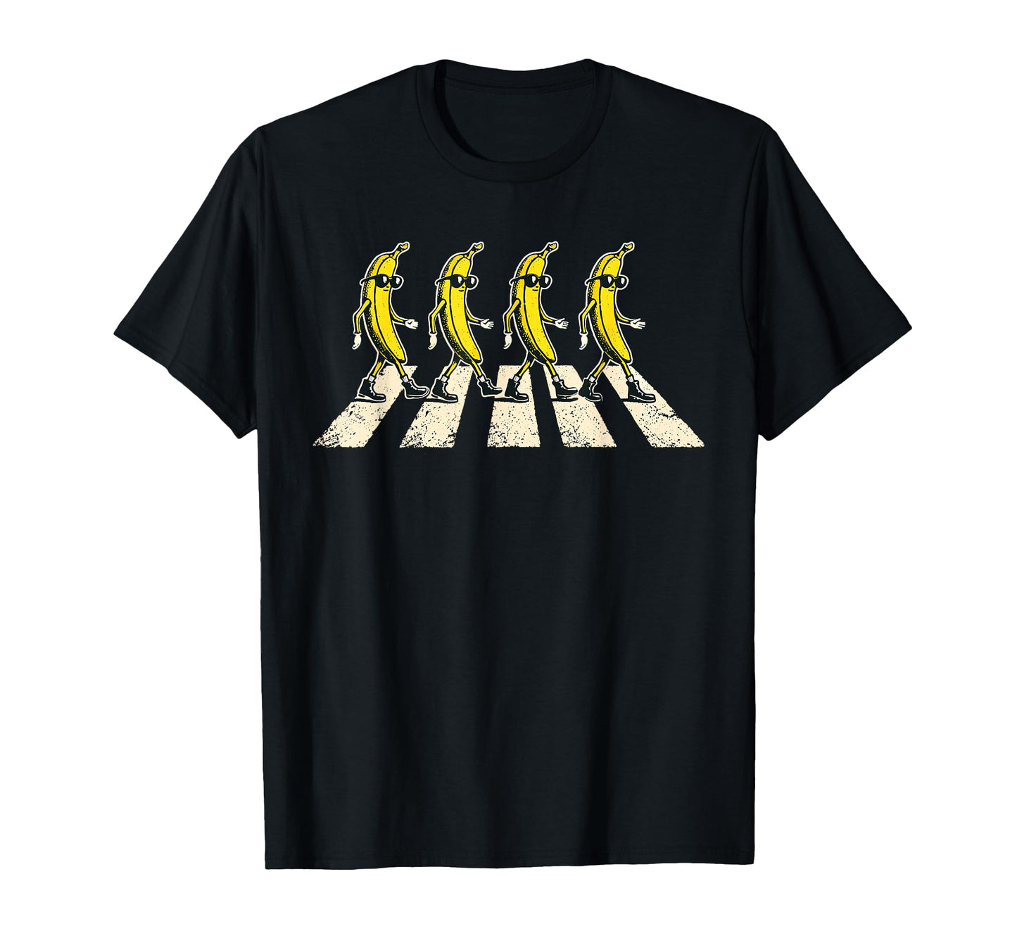 Retro Banana Novelty Men Women Kids Funny Banana T-Shirt