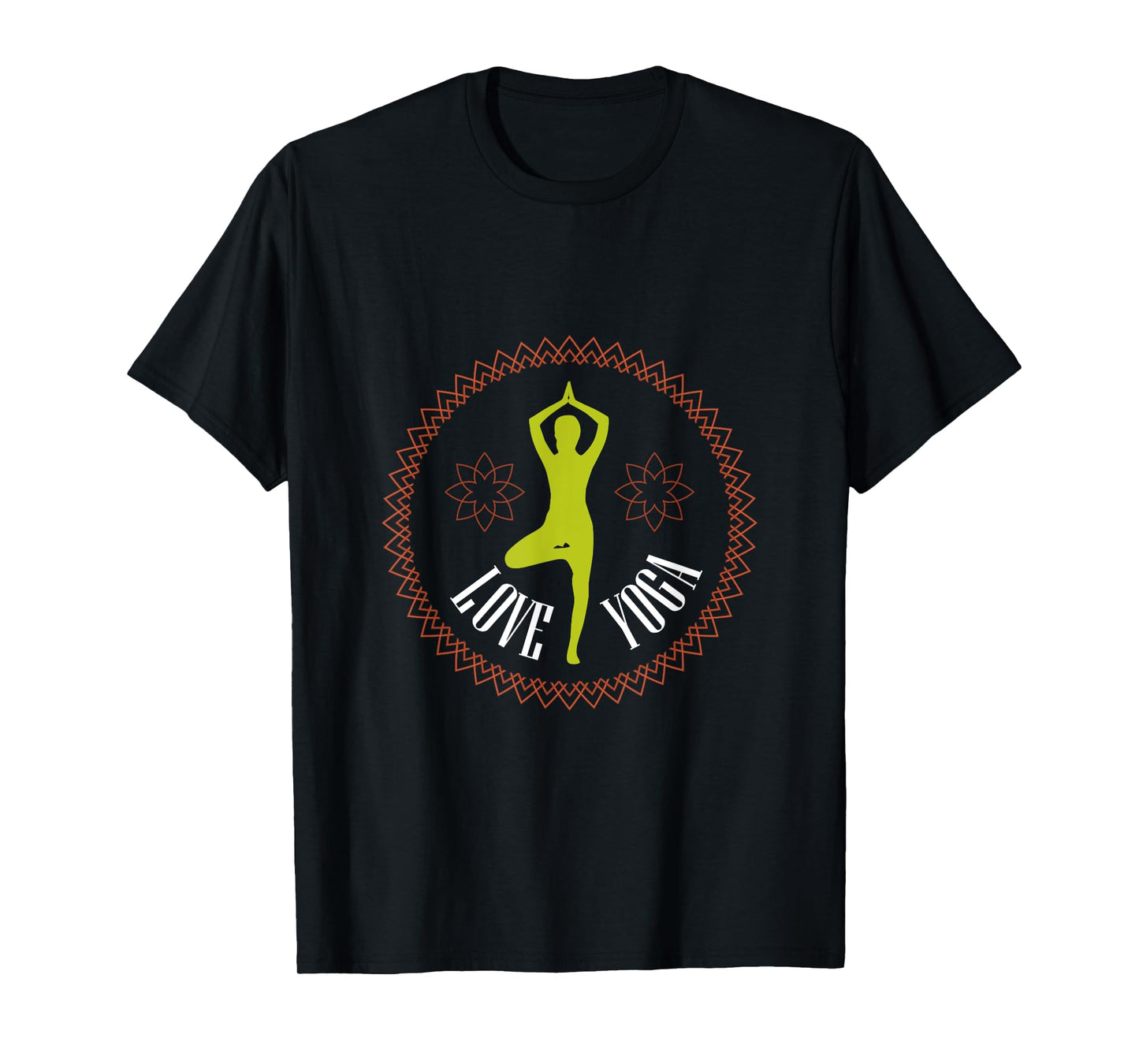 Yoga Tee Shirts "I LOVE YOGA" for Yoga Lovers T-Shirt