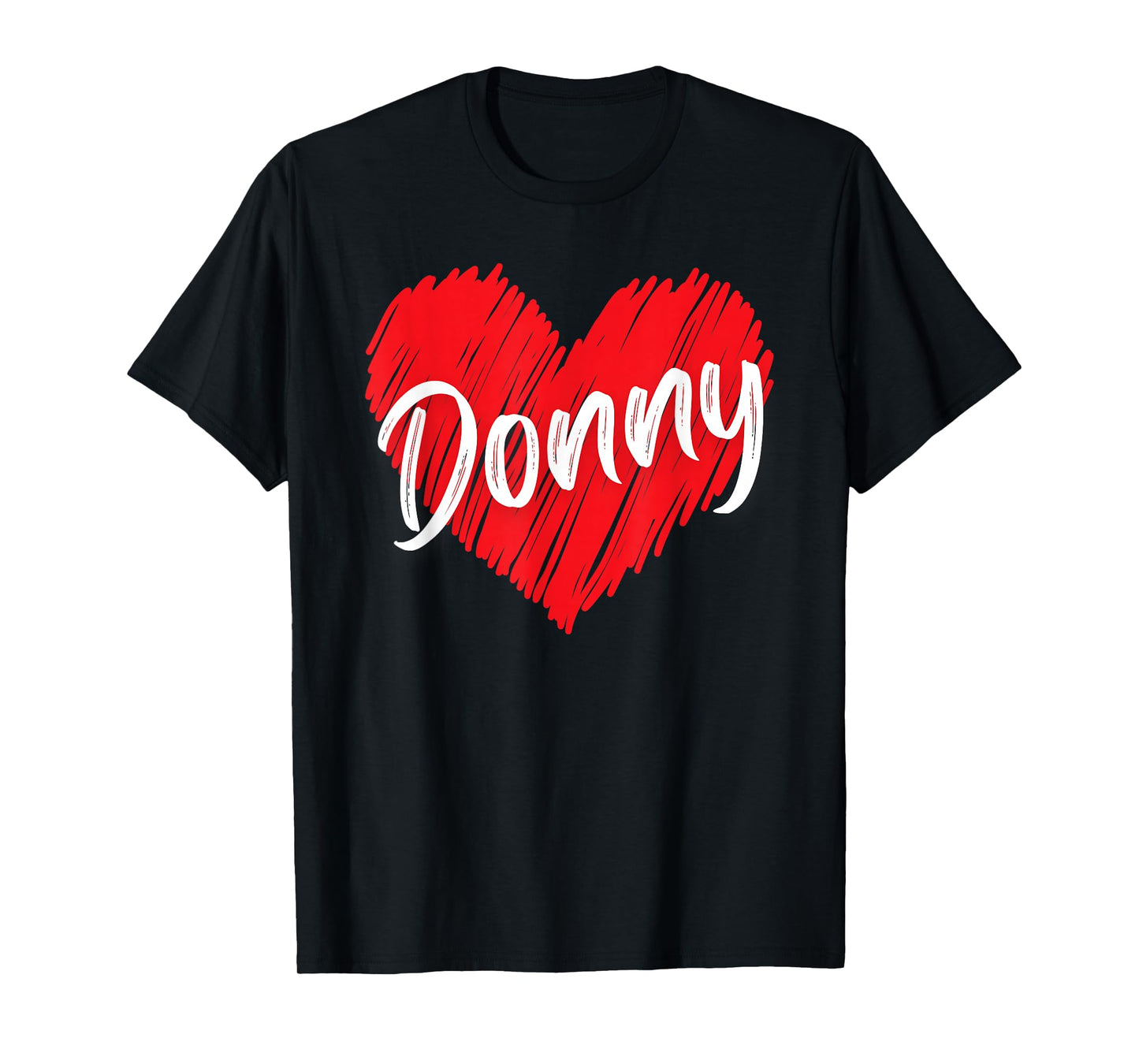 Donny Personalized Name I Love Donny Heart Vintage T-Shirt