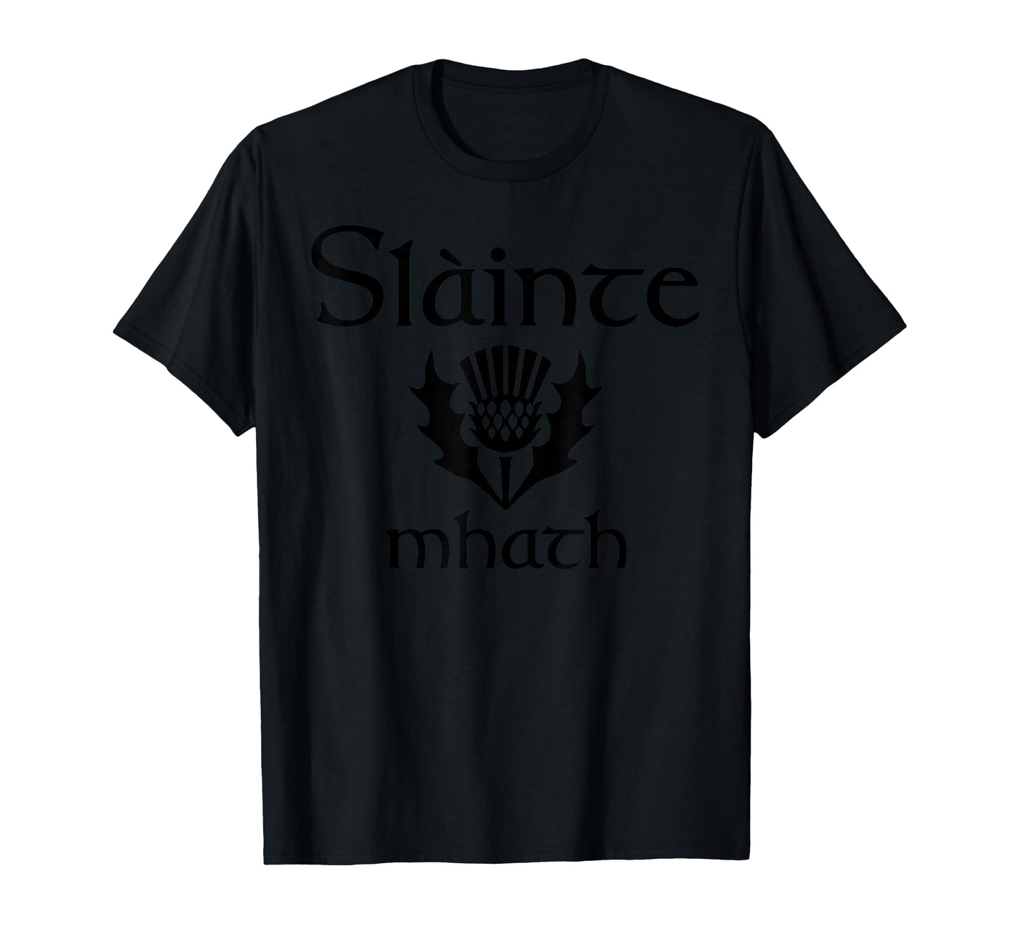 Scottish thistle flag Slainte Mhath Scotland Andrews day T-Shirt
