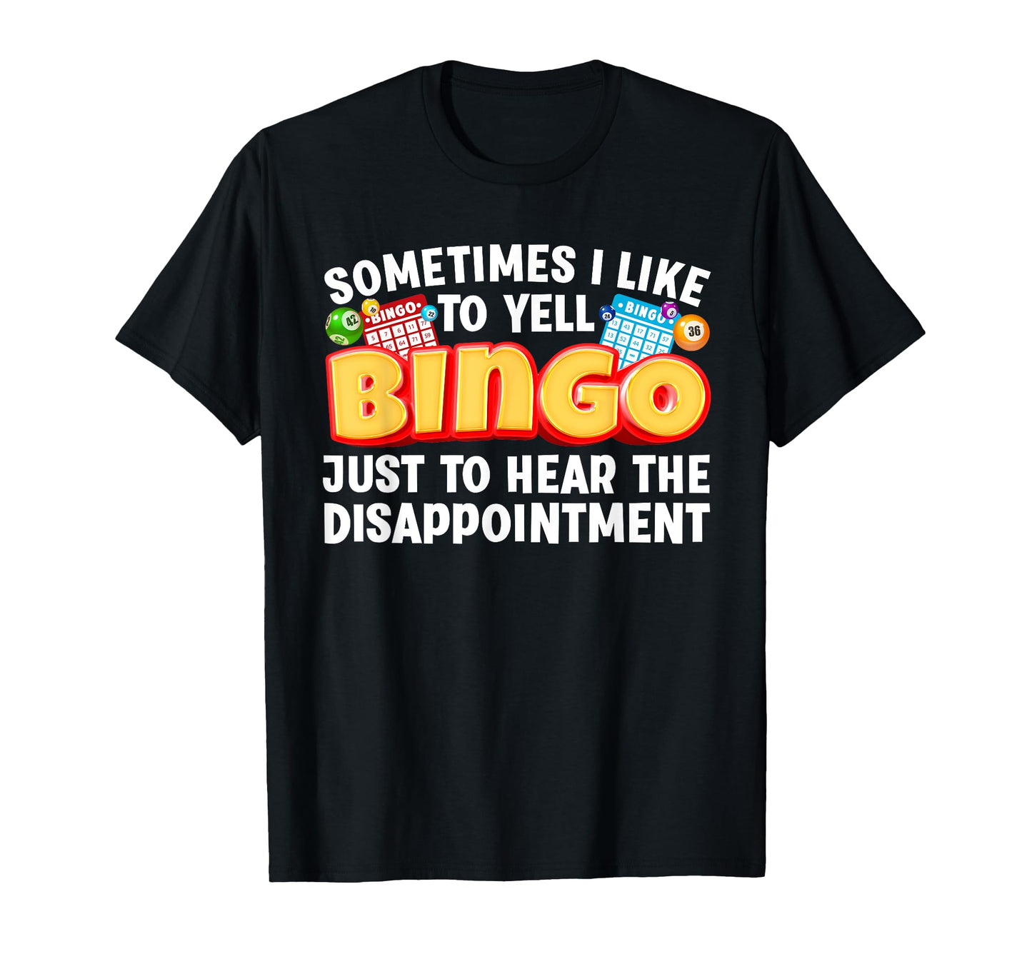 Cool Bingo Design For Men Women Bingo Gambling Bingo Player T-Shirt