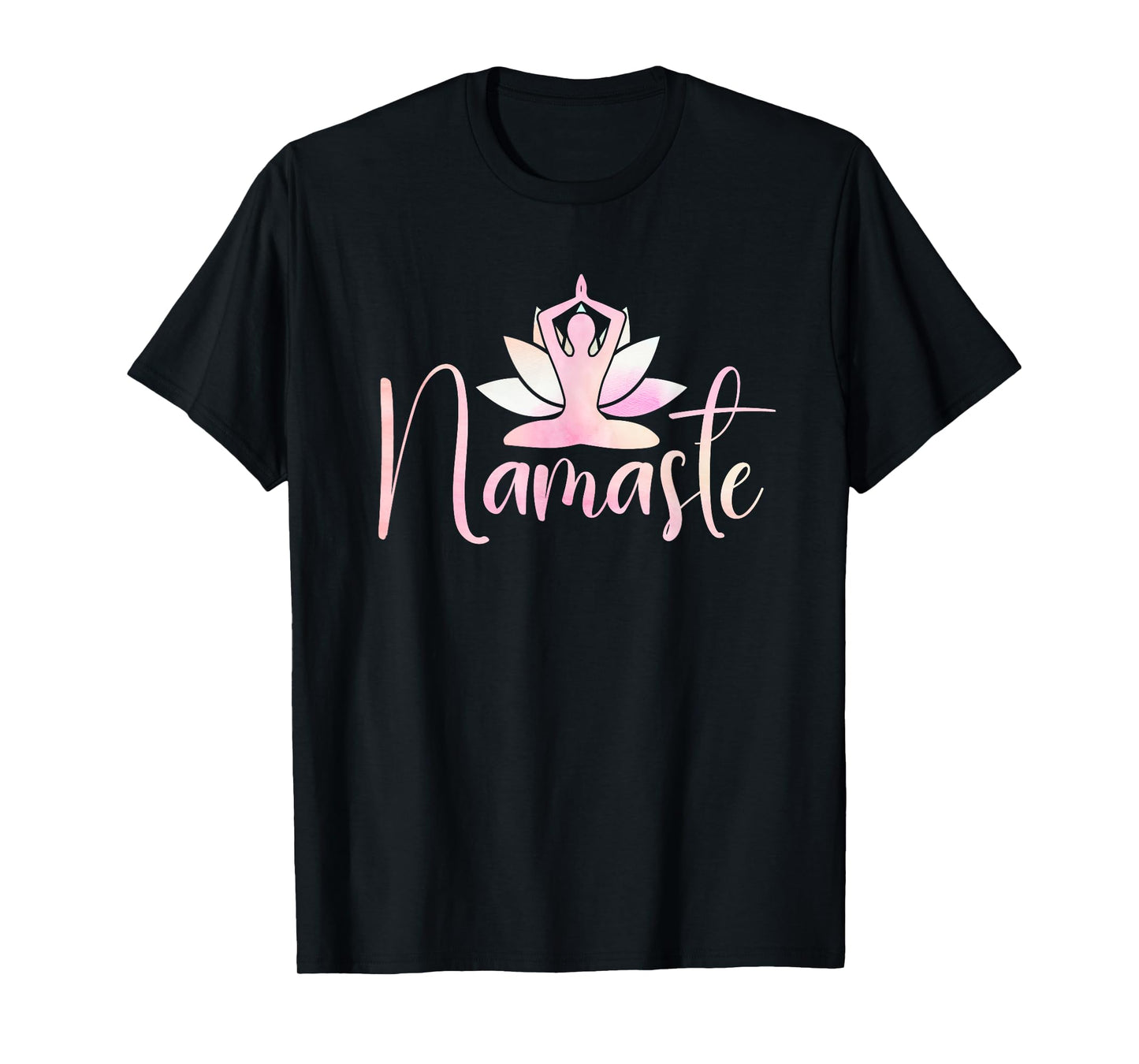 Namaste Lotus Flower Meditation Yoga T-Shirt