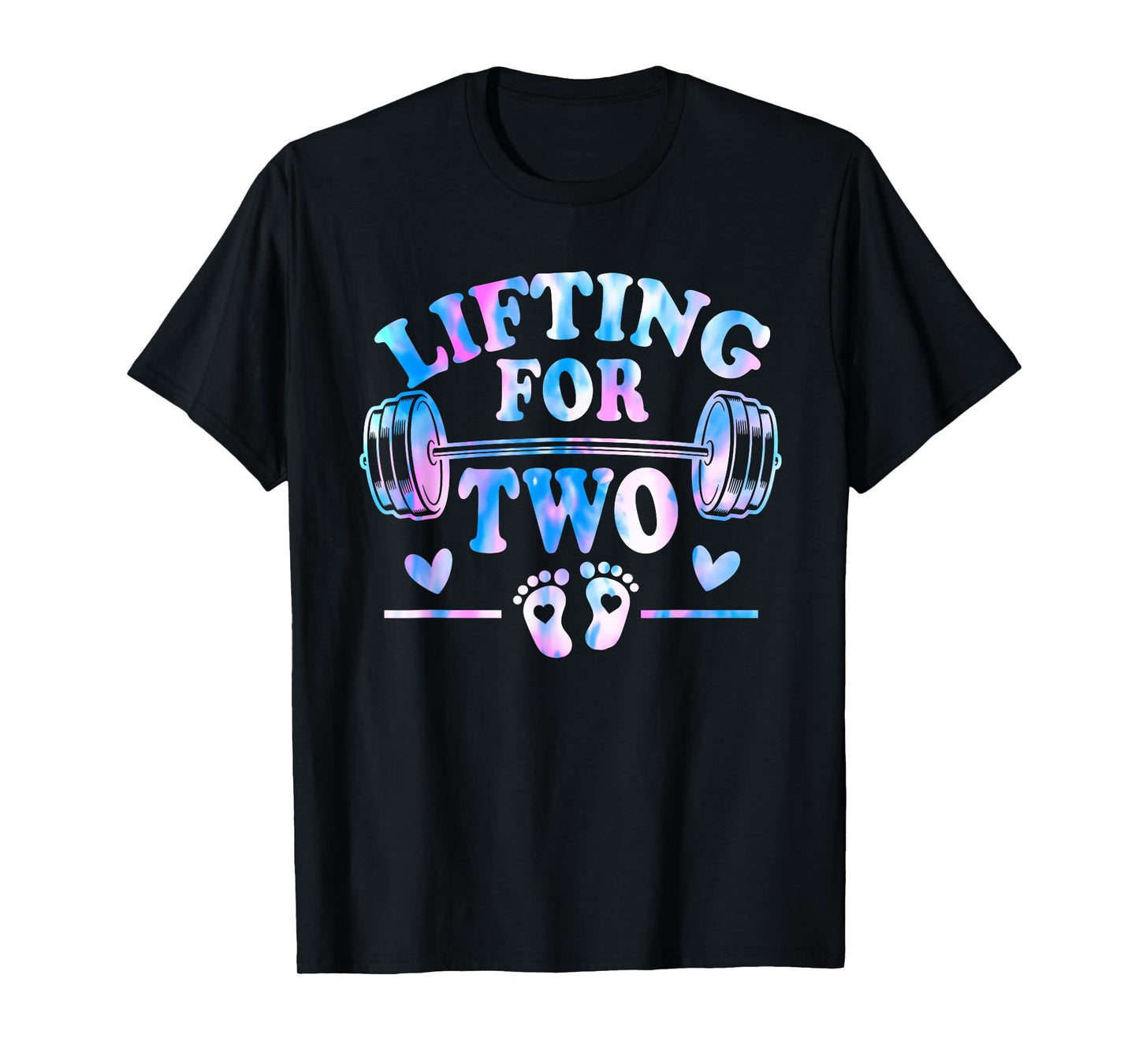 Lifting For Two Pregnancy Gym Fitness Workout Expecting Mom T-Shirt