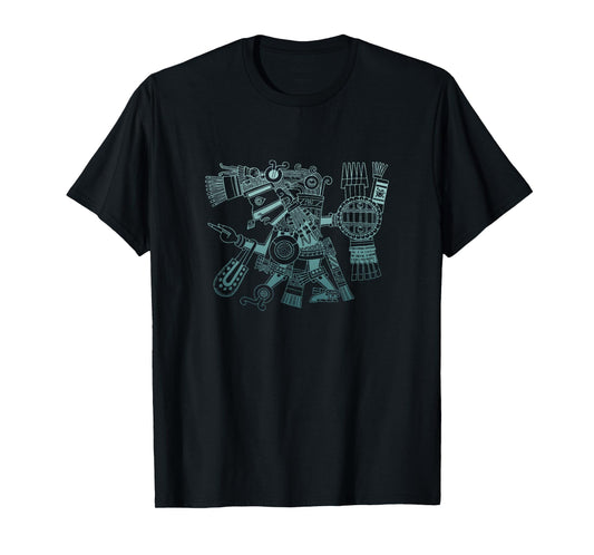 Maya patron deity Tezcatlipoca warrior Aztec Indians Mexico T-Shirt