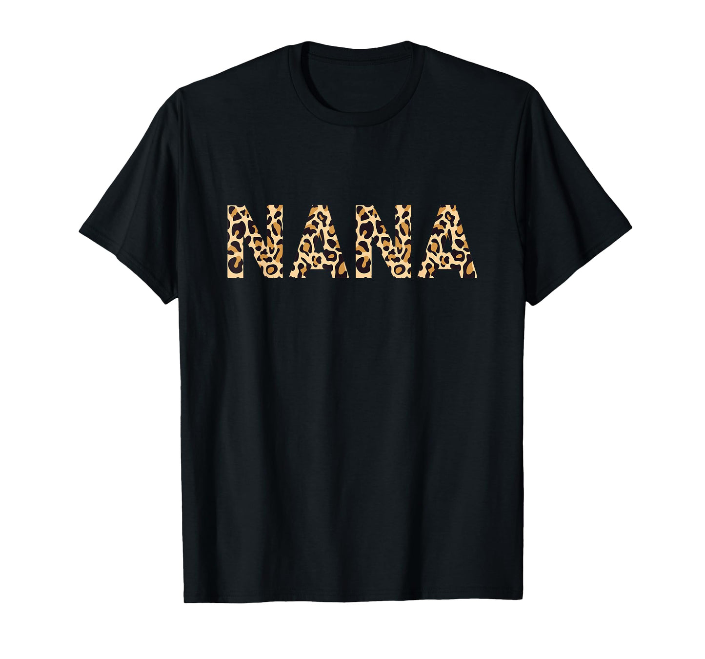 Nana Leopard For Women Grandma Mother's Day Christmas T-Shirt