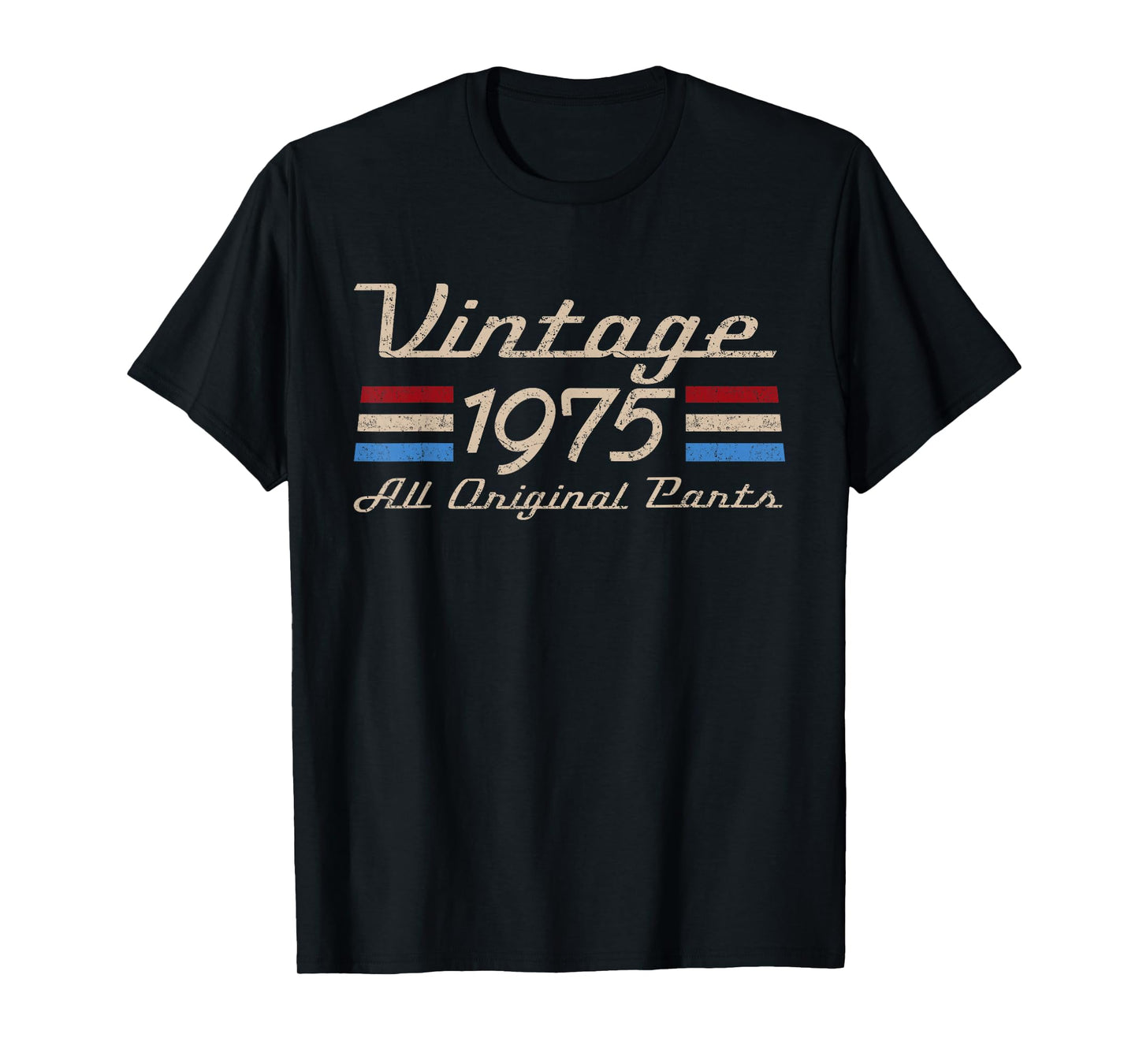 Vintage '75 Retro Birthday Top for Men 50th 1975 Dad USA 50 T-Shirt