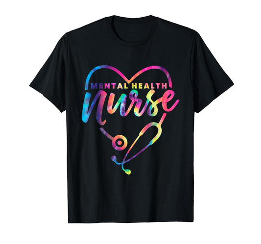Mental Health Nurse Nursing Psychiatry Psychiatric Nurse T-Shirt, Small, Black