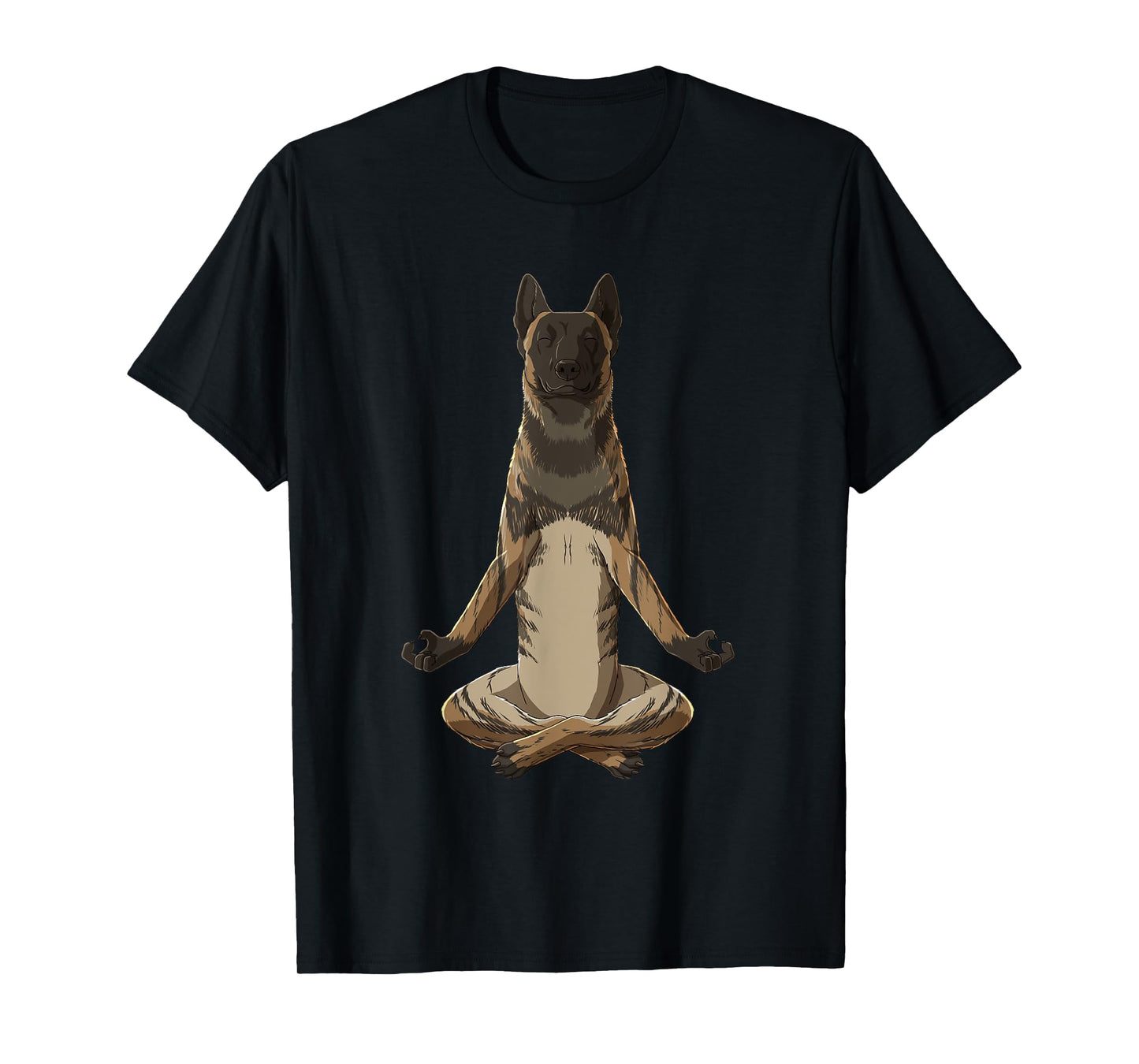 Funny Yoga Dog Dutch Shepherd T-Shirt