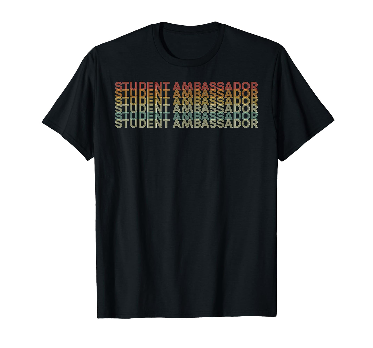 Retro 70s Student Ambassador Job Title T-Shirt