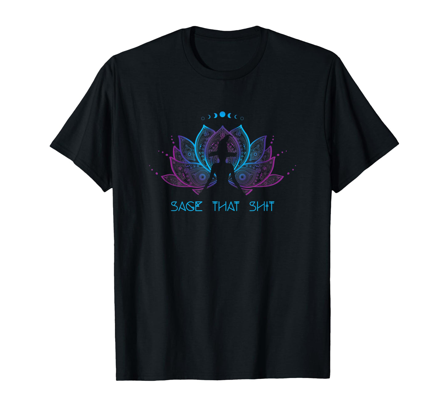 Funny Halloween Pagan Yoga Witch Costume Sage That Shit T-Shirt