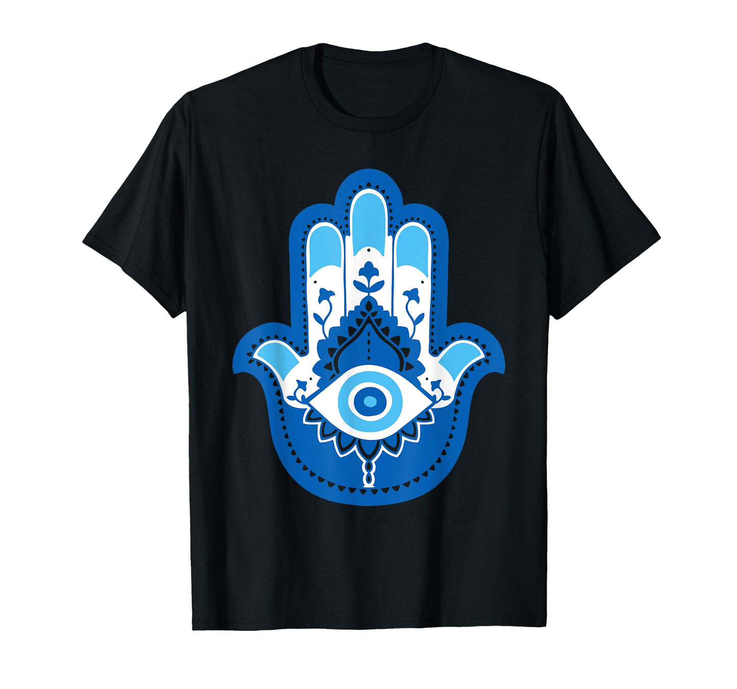 Hamsa Fatima Hand Yoga Graphic T-Shirt