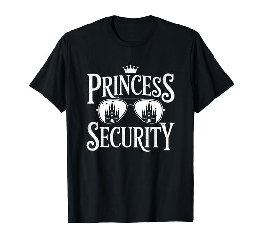 Princess Security Protection Birthday Party Matching Family T-Shirt