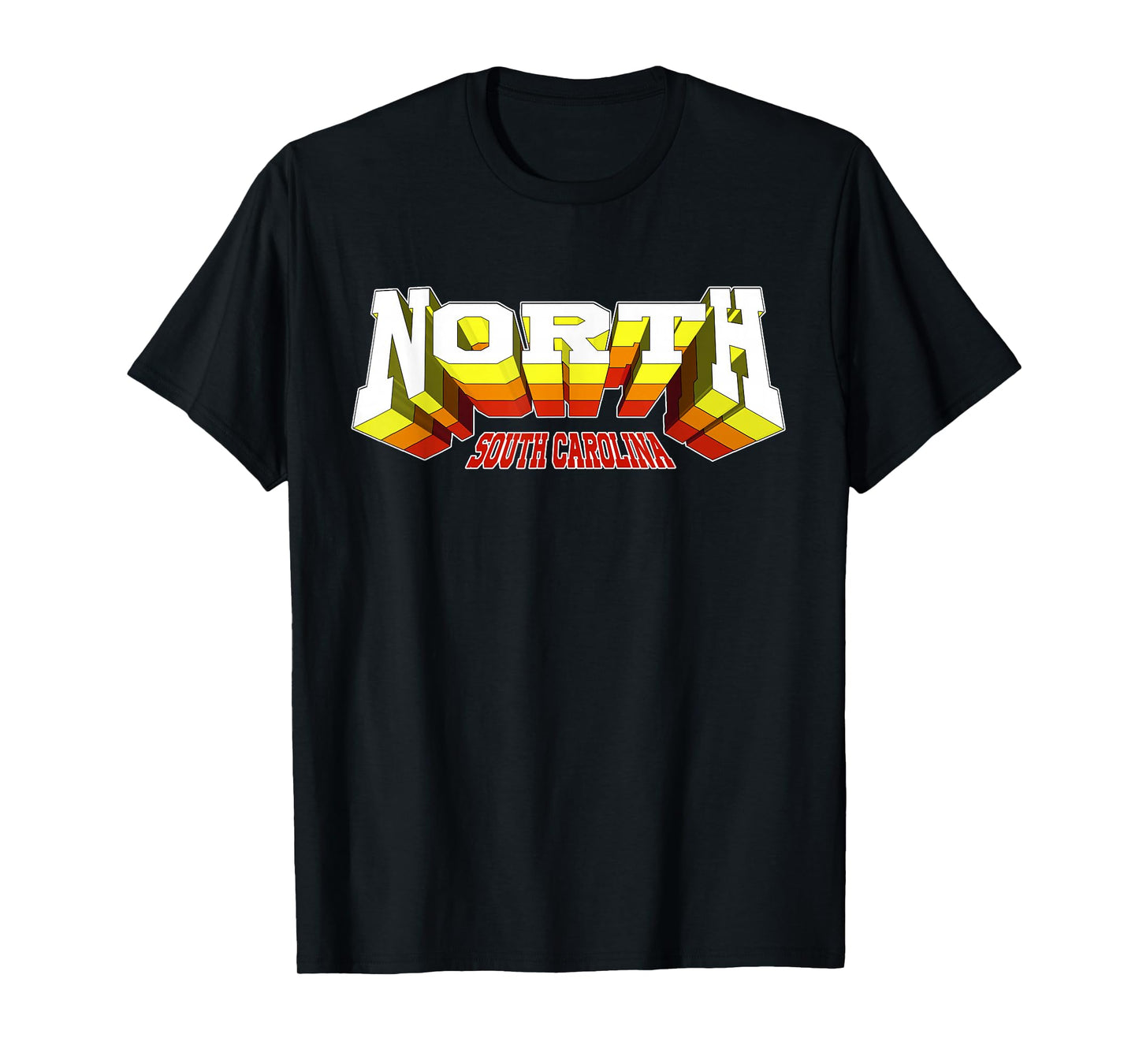Retro North City SC South Carolina T-Shirt