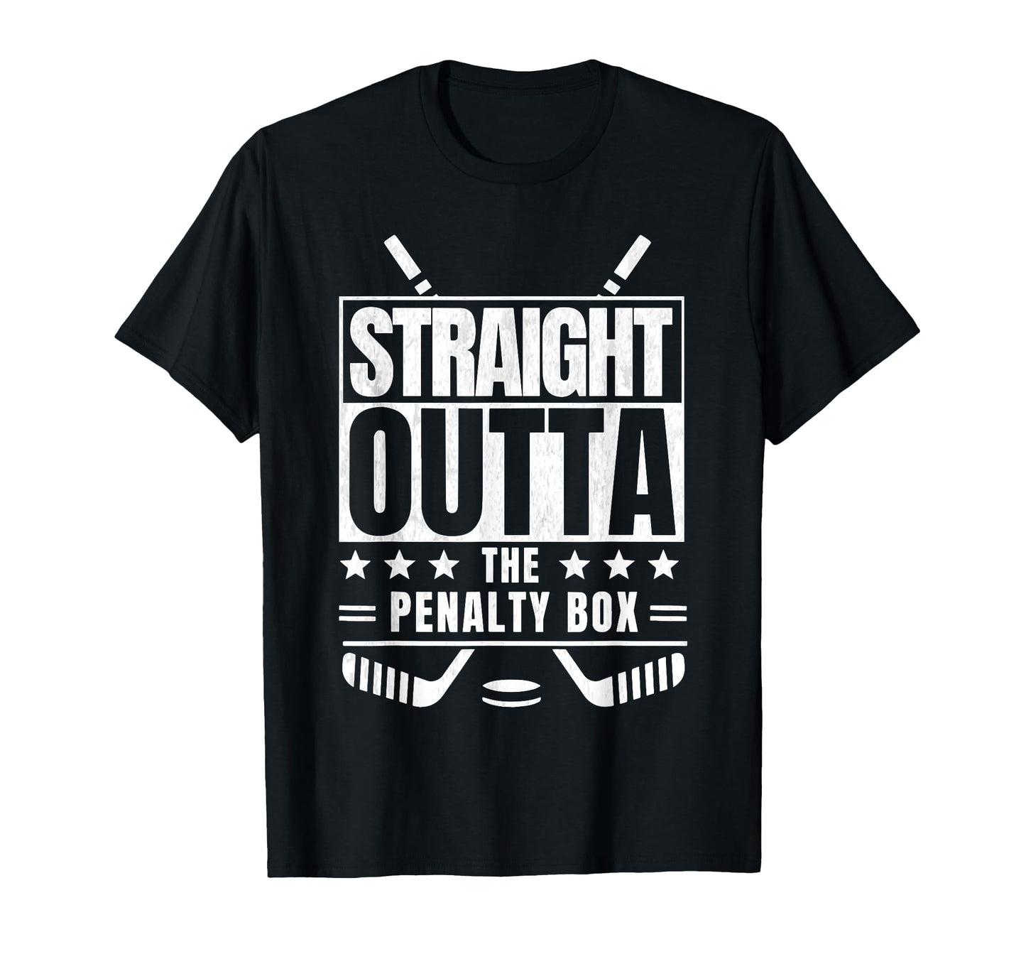 youth straight outta the penalty box kids funny boys & girls T-Shirt