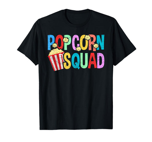 Popcorn Squad, Funny Movie Theater For Women Men T-Shirt