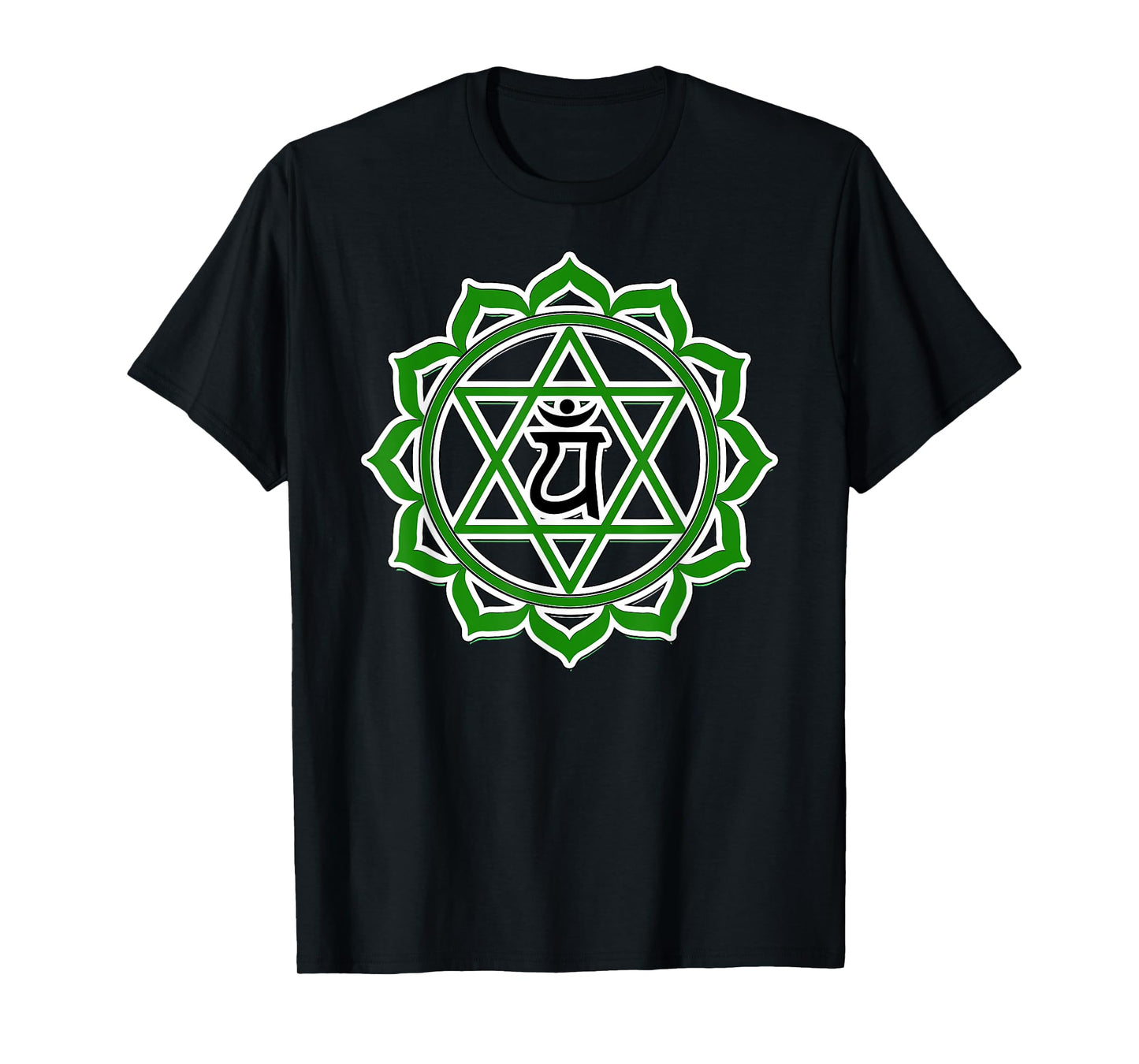 Yoga Anahata Heart Green Chakra T-Shirt