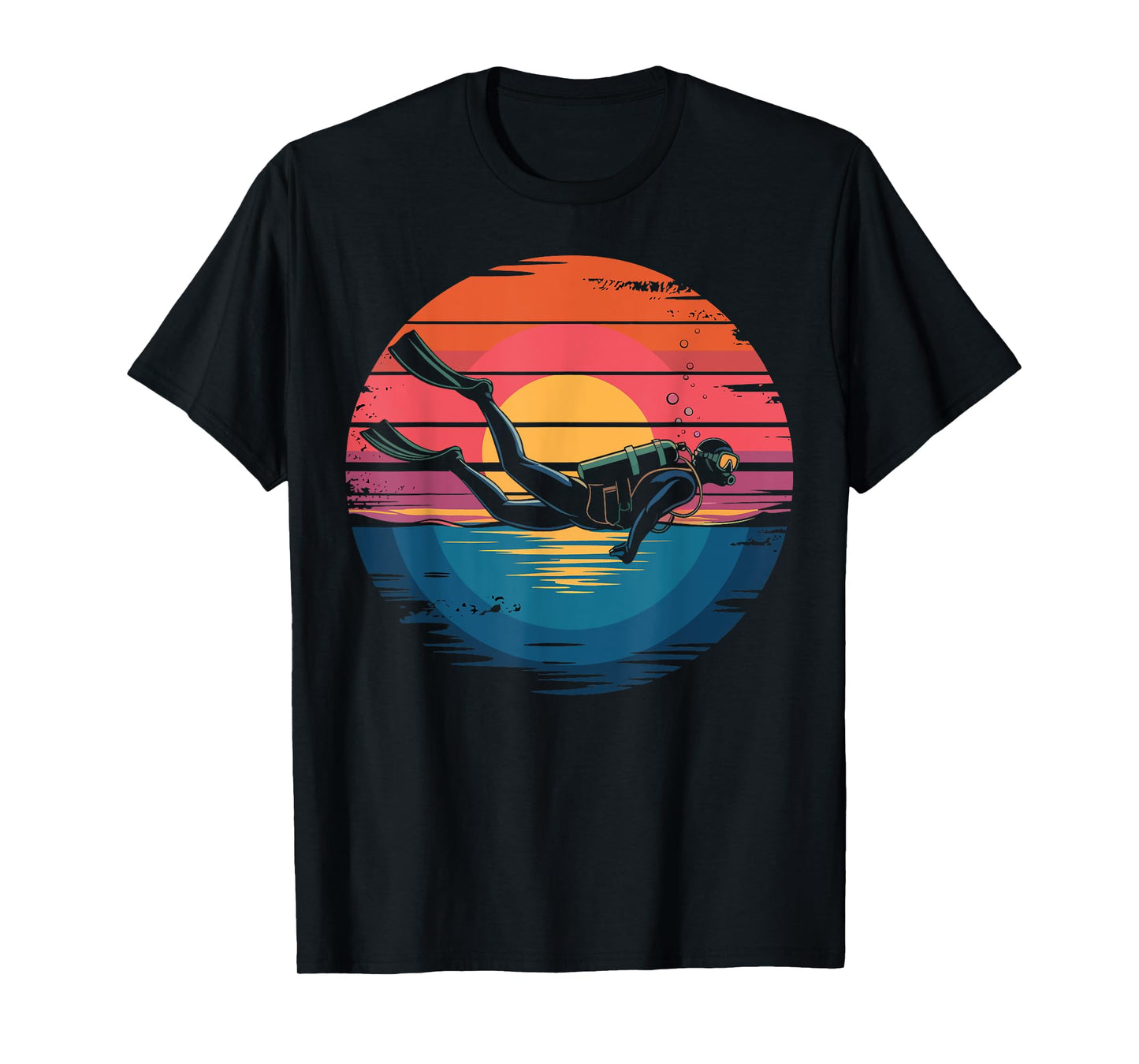 Vintage Scuba Diving Retro Ocean Explorer Gifts Men Women T-Shirt