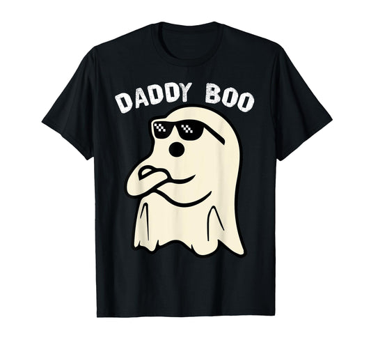 Daddy Boo Halloween Family Matching Costume Ghost Dad 2024 T-Shirt