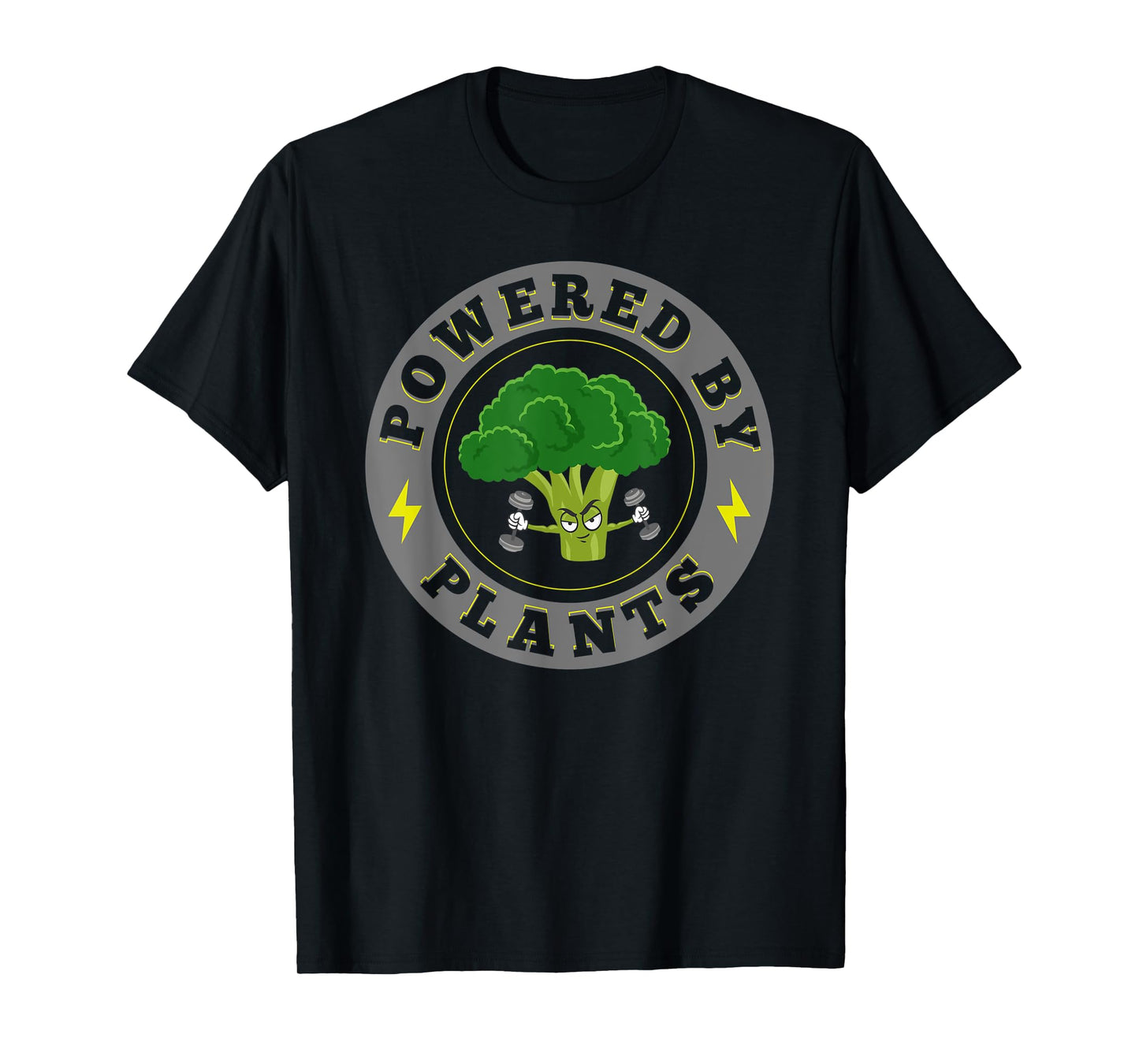 Powered By Plants Funny Vegan Plant Power T Shirt Men Women