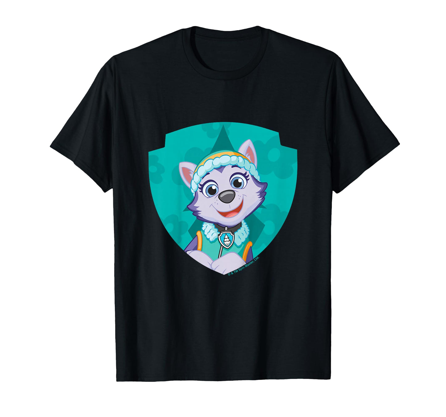 PAW Patrol Everest Big Chest Shield Emblem T-Shirt