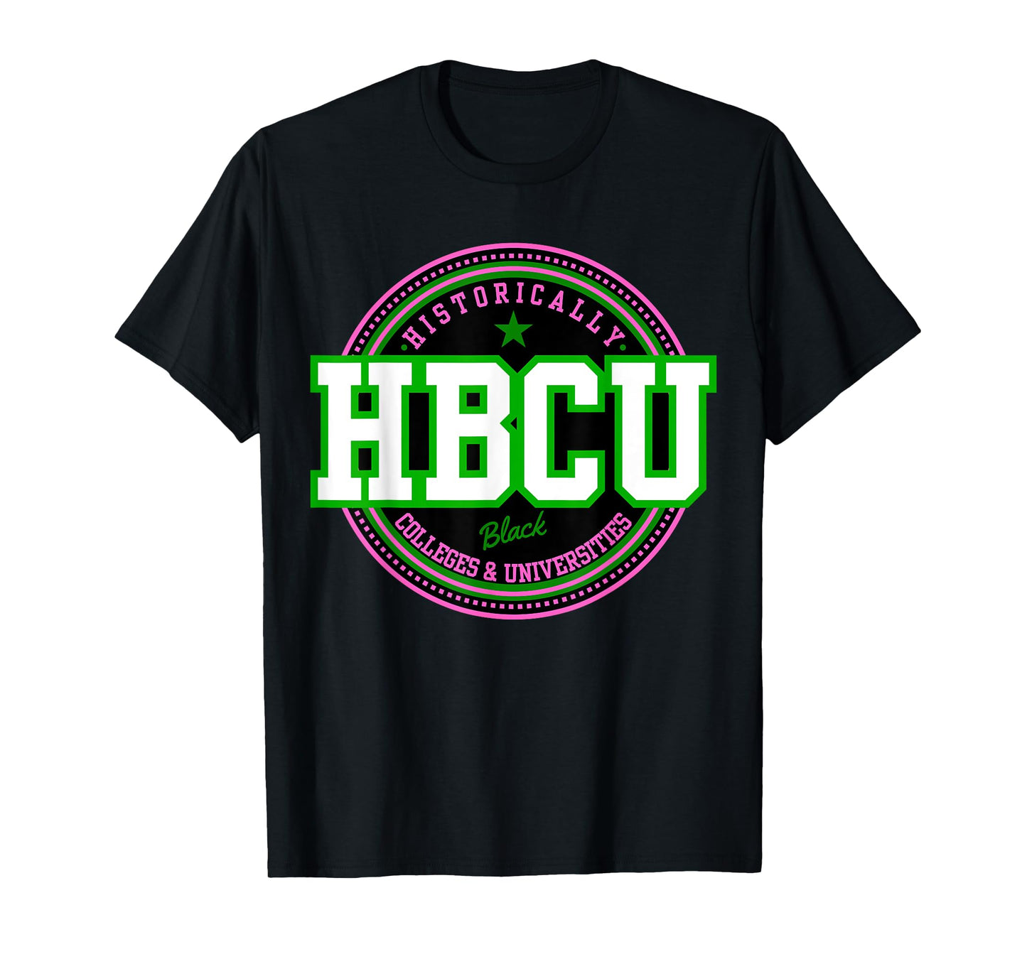 HBCU Pink And Green Historically Black College University T-Shirt