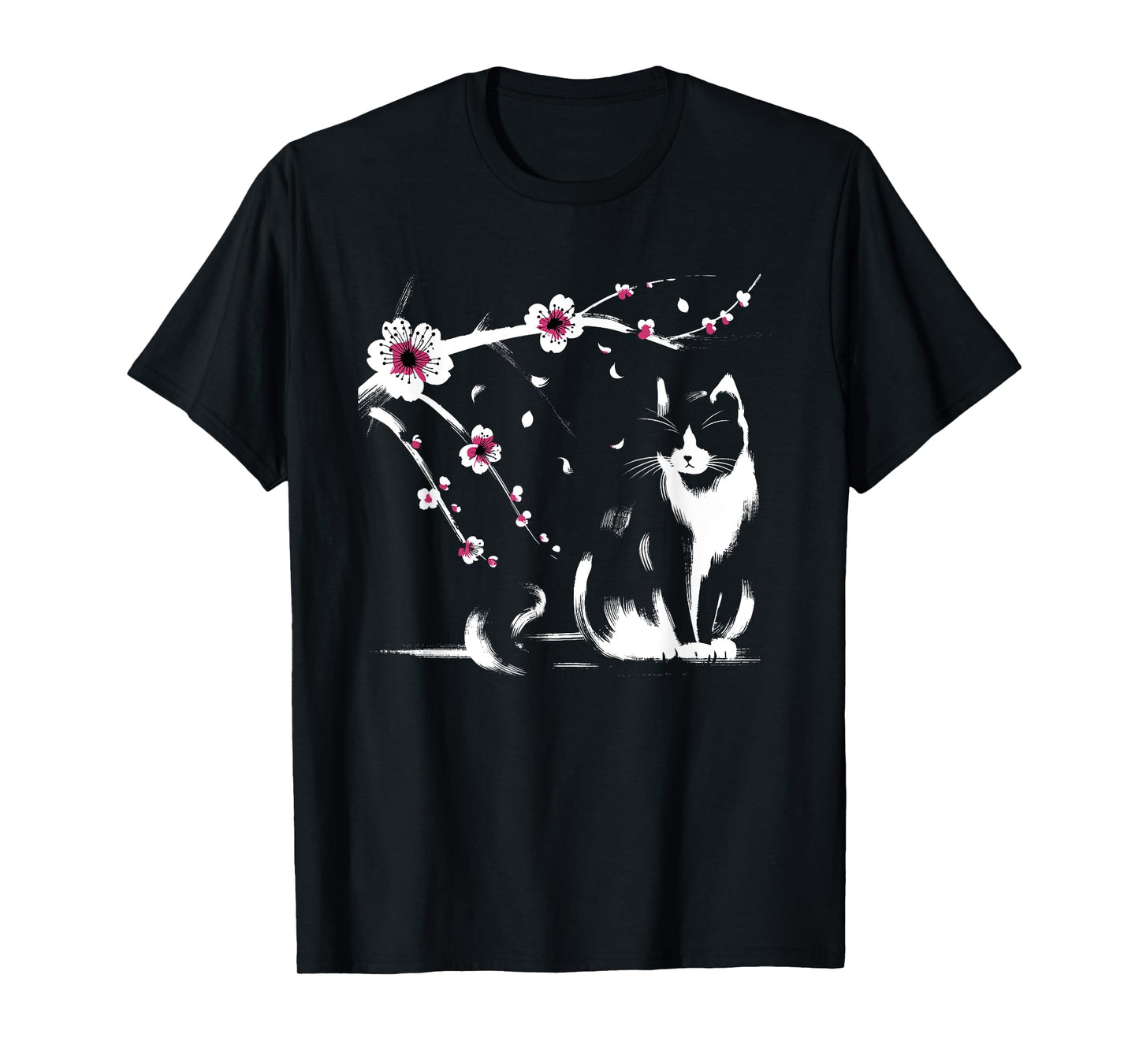 Kawaii Cat Anime Japanese Retro Men Women Kids Funny Cat T-Shirt