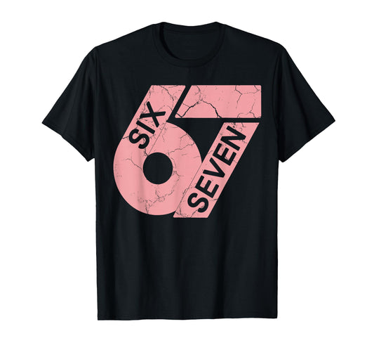 Pink and White Number 67 Jersey Player Uniform #67 Fan T-Shirt