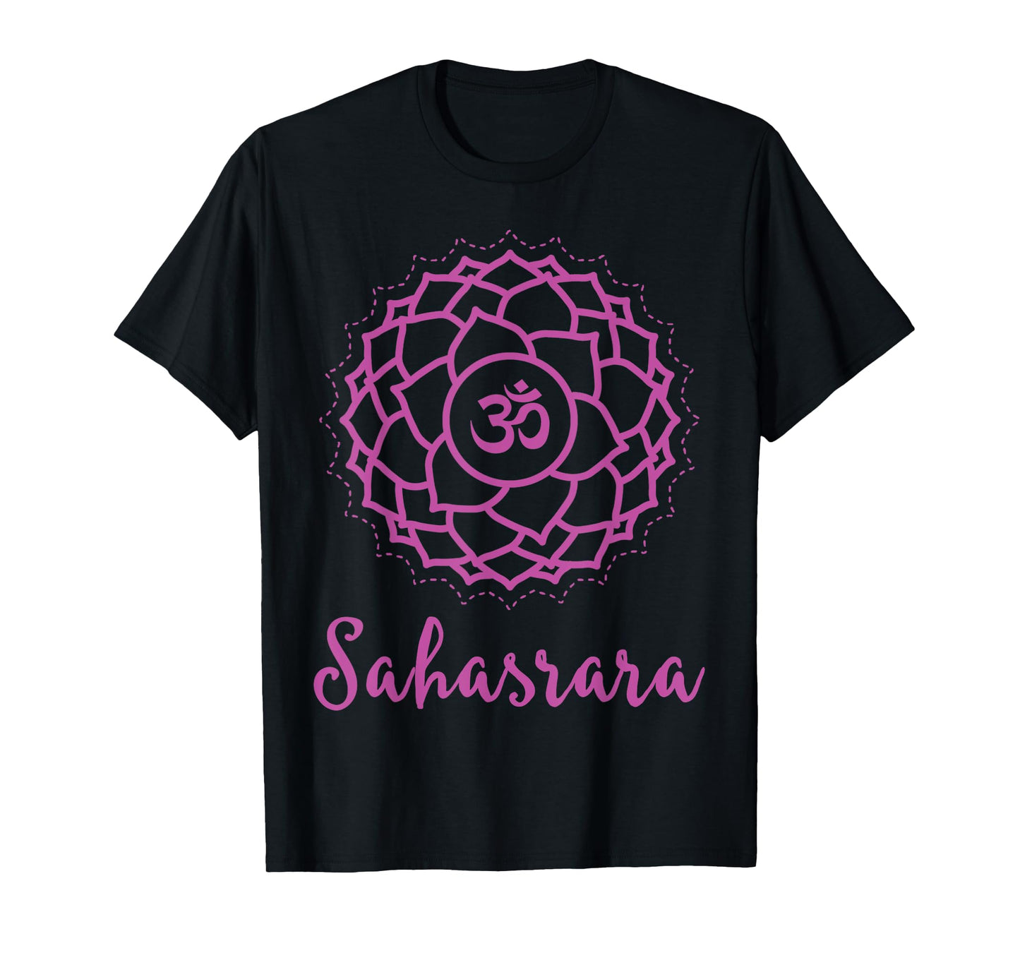 Sahasrara Violet Crown Chakra Symbol - Yoga T-Shirt