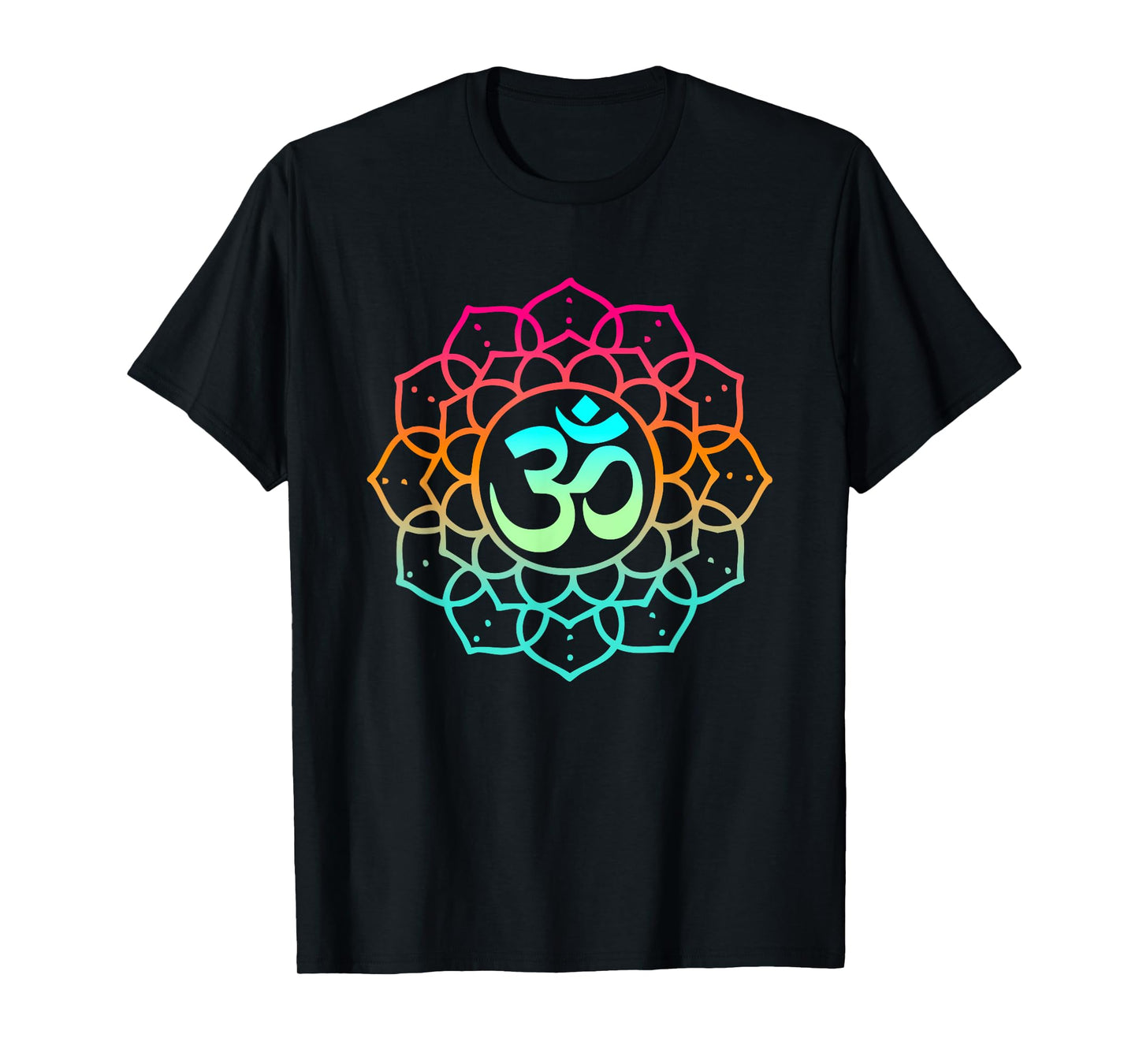 Om Mandala Spiritual Zen Yoga Buddhist Meditate Mindfulness T-Shirt