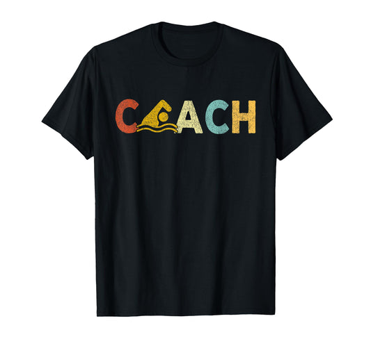 Vintage Swim Coach Swimming Coach Swim Teacher Swimmer Retro Men Women T-Shirt
