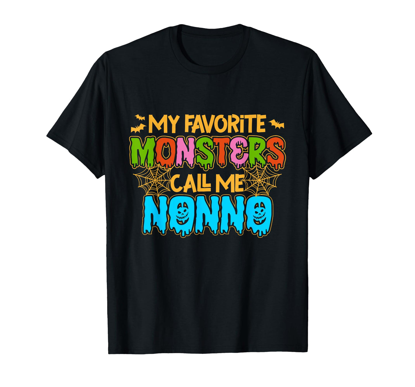 My Favorite Monsters Call Me Nonno Happy Halloween T-Shirt