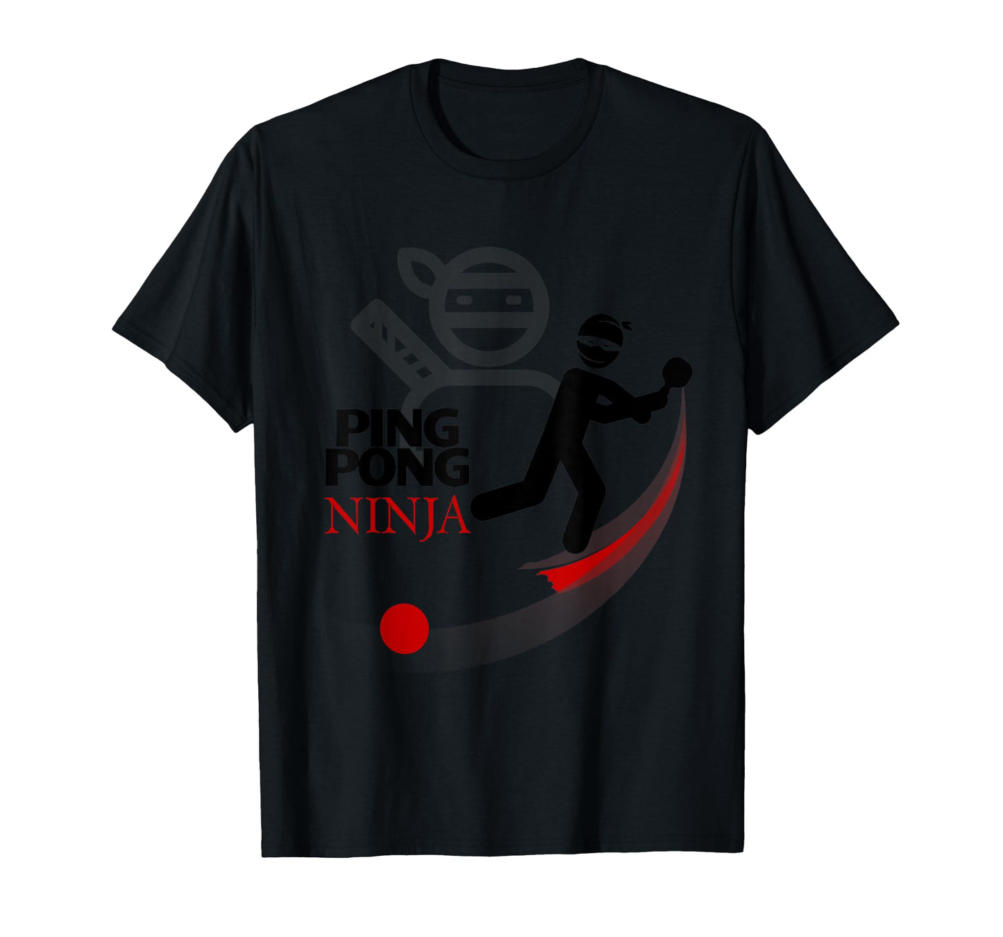 Ping Pong Ninja Cool Funny Table Tennis Player Gift T-Shirt