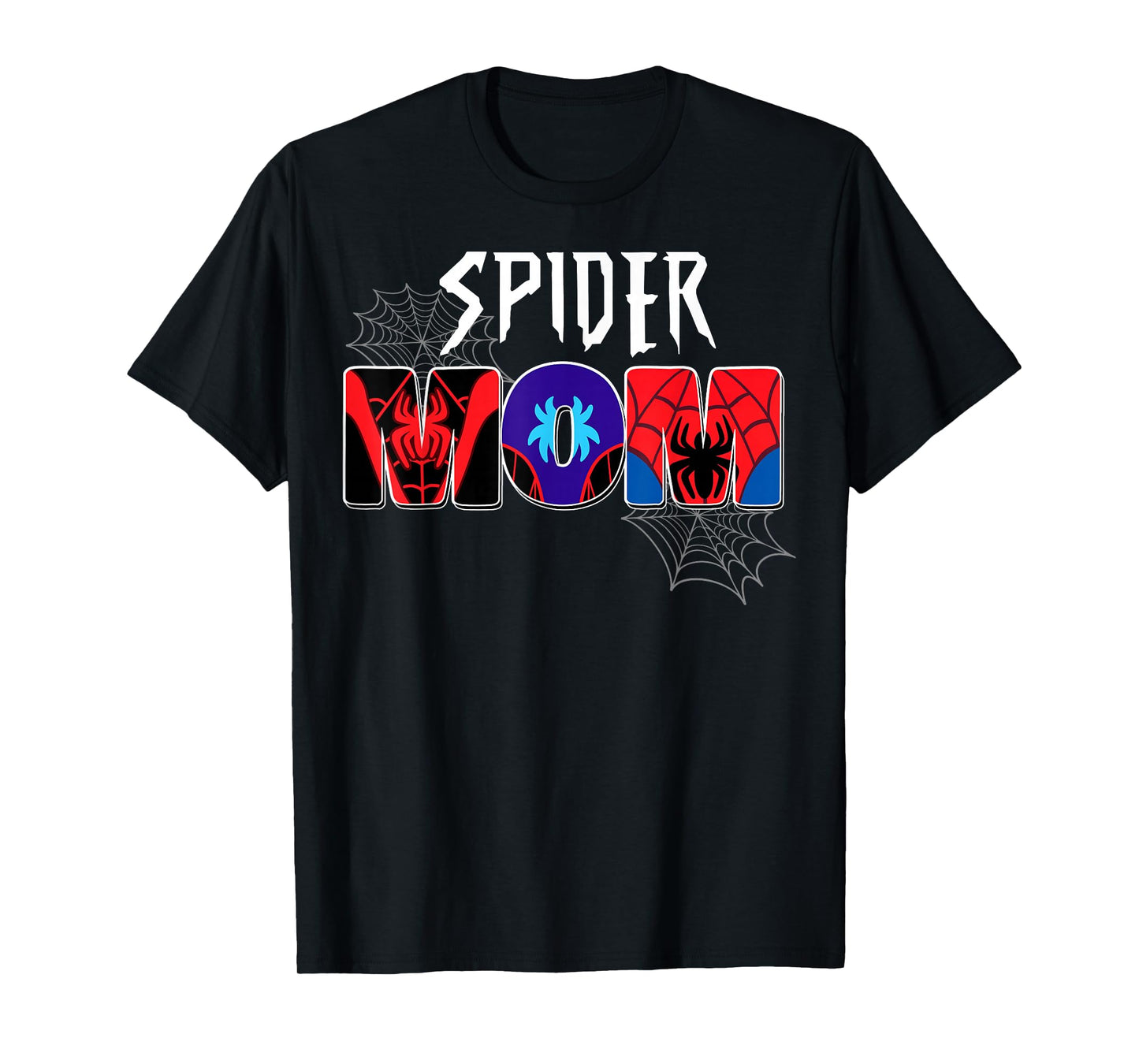 Women Spider Mom Mother's Day Matching Family Birthday T-Shirt